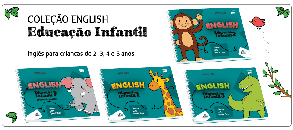 Livros de Inglês para Educação Infantil Bilíngue