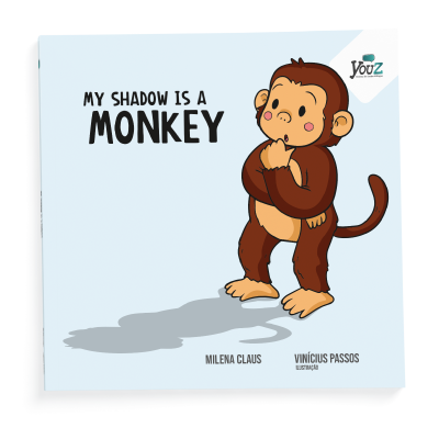 My shadow is a monkey. Livro de história infantil em inglês.