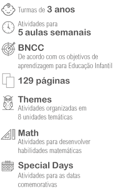 Livro de inglês para Educação Infantil