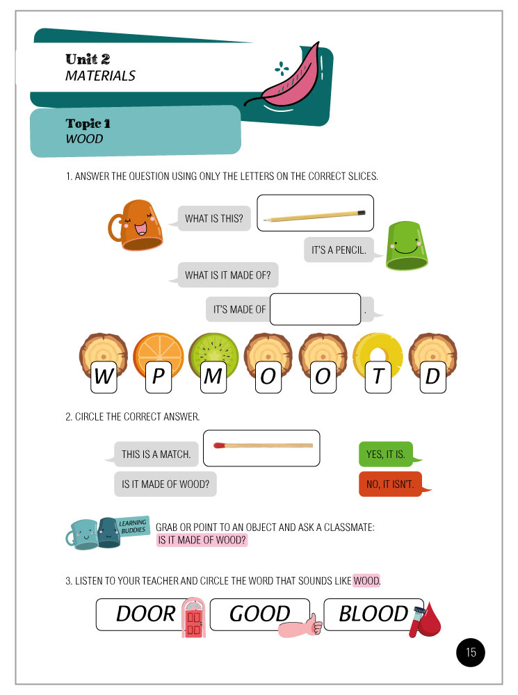 Livro English Science 1º ano Ensino Fundamental Anos Iniciais