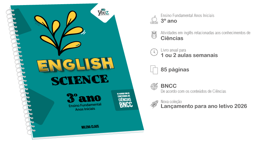 Livro English Science 3º ano Ensino Fundamental