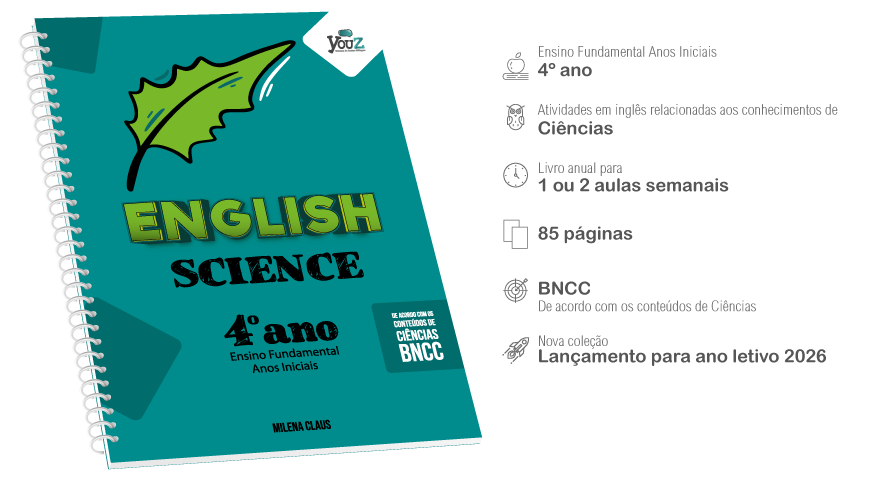 Livro English Science 4º ano Ensino Fundamental