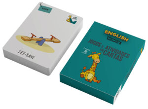 Jogos e atividades em cartas. English Educação Infantil. 3 anos.